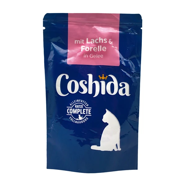 غذای پوچ گربه کوشیدا طعم ماهی قزل آلا در ژله وزن 100 گرم